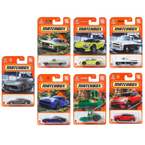 Matchbox Moving Parts City Streets Multipack, Collection of 6 1:64 Scale  Cars