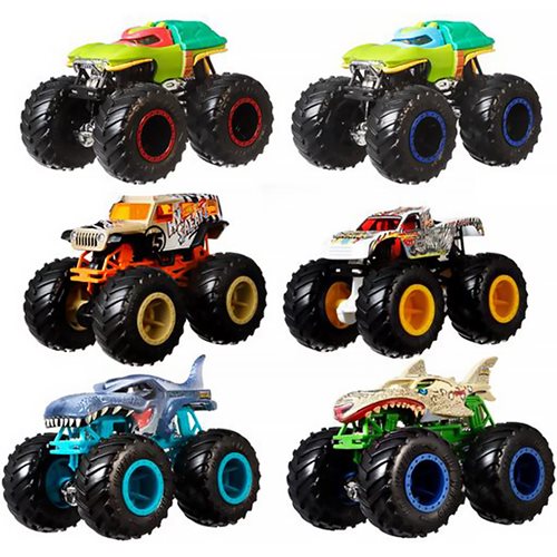 Hot Wheels Monster Trucks 1:64 Scale Vehicle Mix 5 Case of 8