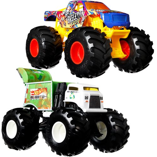  Hot Wheels Monster Trucks Bone Shaker die-cast 1:24 Scale  Vehicle with Giant Wheels for Kids Age 3 to 8 Years Old Great Gift Toy  Trucks Large Scales : Toys & Games