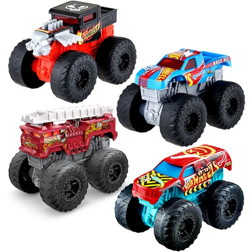 Hot Wheels Monster Trucks Roarin' Wreckers, 1:43 Scale Mega-Wrex Toy Truck  with Lights & Sounds